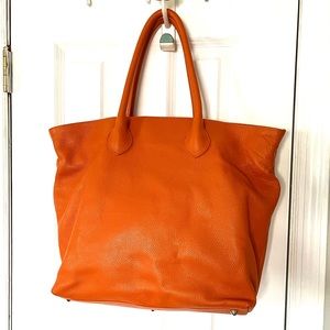 Mark & Graham Orange Tote Bag